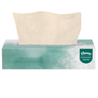 Kleenex Professional Naturals Facial Tissue - 2-Ply - White - Flat Facial Tissue Boxes for Business - 48 Pack-White