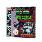 Boss Monster: Crash Landing-An alien spaceship has crash landed in the world of Arcadia. Boss Monster: Crash Landing is a mini-expansion for the hit dungeon building card game, allowing players to expand their Boss Monster game to 5-6 players.