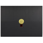 St. James Document/Certificate Holders - Gold Award Seal with Single Red Ribbon - Black - 5 Pack-Add ceremony, elegance and sincerity to the act of giving recognition