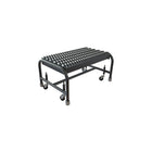 Tri-Arc Manufacturing Aluminum Rolling Ladder, Step Width: 24", Step Type: Ribbed, No. of Steps: 1 (WLAR001244)-No. of Steps: 1