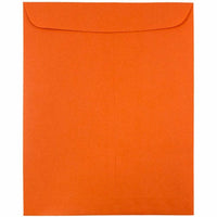 JAM Paper Open End Catalog Coloured Envelopes - 9" x 12" - Orange Recycled - 25 Pack -Colour: Orange