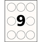 Avery Round Hemp Labels - 2-1/2" Dia. - Beige - 90 Labels-7