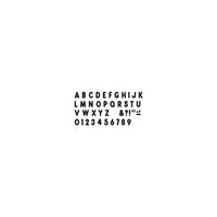 Trend Enterprises Ready Billboard Uppercase Letter, 7", Black, 315 Pack-Dimensions: 7"H