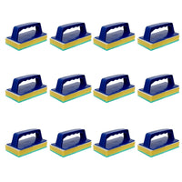 Action 1 Scrubber with Handle, 5.5 x 2.5 inches, Blue, Pack of 12-Packaging: includes total of 12 scrubbers