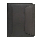 Ashlin Buckingham Tri-Fold Writing Case, Black-Perfect for business, journaling and keeping your classwork on the top. This durable tri-fold portfolio provides style and convenience. Inside pockets include organizer section. Includes a letter sized 8.5 x 11 inch notepad