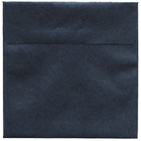JAM Paper 6.5 x 6.5 Square Envelopes, Stardream Metallic Anthracite Black, 50 Pack (GCST506I)-Anthracite stardream metallic envelope