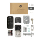 Yale 420 Assure Lock 2 Touch with Wi-Fi - Keyed - Satin Nickel-Integration with Google Home (Hey Google), Amazon Alexa, Philips Hue, Samsung SmartThings or Airbnb