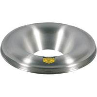 Justrite Cease-Fire Ashtray Replacement Aluminum Head for 12 to 15-Gallon Receptacles-Type: ALUMINUM HEAD