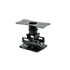 Optoma Low Profile Universal Ceiling Mount Black-Its low-profile design allows for quick adjusting and projector connecting and disconnecting.