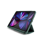 JCPal DuraPro Case with Pencil Holder for 11" iPad Pro (2021 Model) - Midnight Green-Midnight Green, Shock resistant
