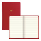 Letts Icon Note Notebook - 7 5/8" x 5" - Red-Sewn bound