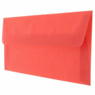 JAM Paper #10 Business Translucent Vellum Envelopes - 4.125" x 9.5" - Primary Red - 50 Pack-Quantity: 50 envelopes per pack