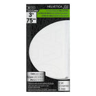 C-THRU 3" Helvetica Vinyl Letters, Caps and Numbers, White, 4 Pack-Simple to use: Create your own sign quickly and easily