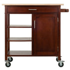 Winsome Wood Marissa Kitchen Cart (94543)-Two Toned cart