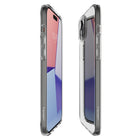 Spigen Crystal Flex for iPhone 15 Plus - Crystal Clear-Slim, Ergonomic and full support for wireless charging