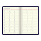 Letts Icon Plan Forever 12 Month Perpetual Diary - 7 5/8" x 5" - Navy-A day per page