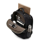 Bugatti Moretti Backpack Nylon - Black-Made of Nylon material and Vegan Leather accents