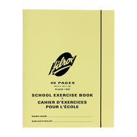 Hilroy School Exercise Book - 9 1/8" x 7 1/8" - Unruled - 40 Pages - 20 Sheets - 25 Pack-Ideal writing stitch book for junior school and home use