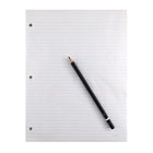 Hilroy Ruled Refill Paper - 3 Hole Punched - 10-7/8" x 8-3/8" - 200 Sheets-200 sheets of paper