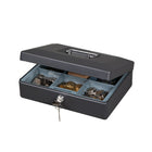 SentrySafe CB-10 Small Cash Box, 0.12 cu. ft., Black-Cash box has a privacy key lock to keep valuables safe; perfect safe box for festivals, rummage sales, fundraisers and more