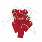 Jam Paper Gift Tags with String - Small - 3 1/4" x 1 5/8" - Red - 1000 Pack-Size: 3 1/4 x 1 5/8 inches