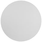 Flash Furniture 72" Round Granite Plastic Folding Table - White-6' Folding Table