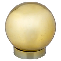Truu Design Starry Globe Light, 6 x 6.75 inches, Gold-Measures 6" in diameter and 6.75" in height