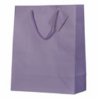 Jam Paper Gift Bags with Rope Handles - Large - 10" x 13" x 5" - Lilac Purple Matte - 100 Pack-Our giftbags are made from thick 85 lb cardstock that has a smooth matte paper finish and feature a soft rope handle with a blank gift tag