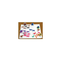 Centre Enterprises Ready2learn Giant Stamper, Farm Animals, 10 Pack (CE-6739)-This set includes a duck, a sheep, a pig, a goat, a horse, a goose, a cow, a turkey, a hen and chicks