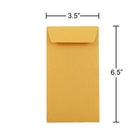 JAM Paper #7 Coin Envelopes, 6.5 x 3.5, Brown Kraft, 1000 Pack (95125B)-Features: Perfect for Greeting Cards, Invitations, Weddings or any Announcement