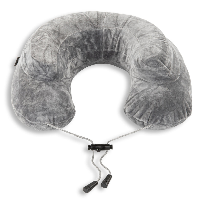 Cabeau Evolution Plus Memory Foam Neck Pillow With Soft, Cooling Cover Travel Case Slate Grey