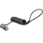 StarTech Laptop Self-Coiling 3-Digit Combination Cable Lock-Compatible with laptops, docks, monitors, projectors or other computer equipment with a Kensington® lock slot (K-Slot)