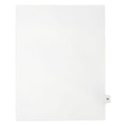 Mark Maker Legal Exhibit Index Tab White Single Tabs, 1/15th Cut, Letter Size, No Holes, Letter M, 25 Pack-White Single Tabs, 1/15th Cut