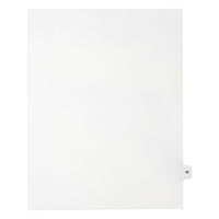 Mark Maker Legal Exhibit Index Tab White Single Tabs, 1/15th Cut, Letter Size, No Holes, Letter M, 25 Pack-White Single Tabs, 1/15th Cut