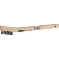 Osborn - Petites Brosses De Nettoyage, Laiton, 3 X 7 Rangs De Fils, Longueur 7-3/4po, paquet de 12-Longueur de la brosse 1-7/16po