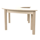 Flash Furniture Bright Beginnings Commercial Grade Wooden Half Circle Preschool Classroom Activity Table (MKME088014)-Available in Multiple Table Heights