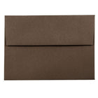 JAM Paper A6 Invitation Envelopes, 4.75 x 6.5, Chocolate Brown Recycled, 250 Pack (233710H)-Chocolate brown recycled envelope