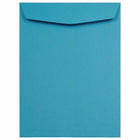 JAM Paper Open End Catalog Coloured Envelopes - 9" x 12" - Blue Recycled - 50 Pack -Colour: Blue