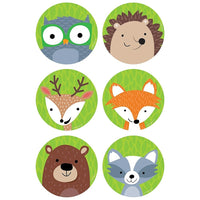 Creative Teaching Press 3" Designer Cut-Outs Woodland Friends, 216 Pack (CTP8082)-Classroom Decoration