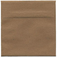JAM Paper 6 x 6 Square Envelopes, Brown Kraft Paper Bag Recycled, 250 Pack (LEKR502H)-Brown Kraft paper bag recycled envelope