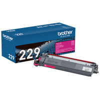 Brother TN229M Genuine Toner Cartridge - Standard Yield - Magenta-Superior laser-quality printing. Brother Genuine Toner produces premium, laser-quality prints in rich, sharp tones and vivid colours that won’t fade or smudge.
