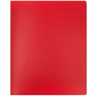 JAM Paper Heavy Duty Plastic Multi Pocket Folders, 10 Pocket, Red, 72 Pack (389MP10REA)-Quantity: 72 per pack