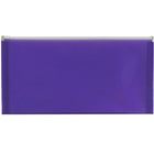 JAM Paper #10 Plastic Envelopes with Zip Closure, 5 x 10, Purple Poly, 12 Pack (921Z1pu)-Product Type: Letter Booklet Envelope