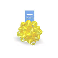Millbrook Studios 6" Confetti Bow, Yellow, 12 Pack (00381)-6" bow