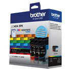 Brother Genuine LC4043PKS Standard Yield Colour Ink Cartridge 3-Pack-Original