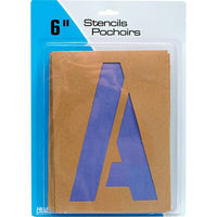 HeadLine 6" Stencils  -  Letters & Numbers-Reusable