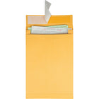 Quality Park Self-Sealing Redi-Strip Expansion Envelopes - 10"W x 13"L - Kraft - 25 Pack-Gusseted sides expand up to 2" to accommodate extra thick mailings