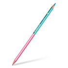 Staedtler 4mm Triangular Barrel Double Ended Coloured Pencils - 24 Pack - Assorted-2 colours in 1 pencil, 48 colours, triangular barrel