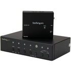 StarTech Multi-Input HDBaseT Extender, Up to 4K (STDHVHDBT)-Save the hassle and expense of using multiple hardware devices, with a switch and extender in one device that accommodates VGA, DP and HDMI inputs