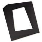 Pacon Pre-cut Mat Frame Black, 24 Pack (PAC72560)-Size: 12"(H) x 9"(W)